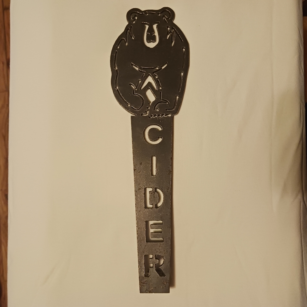 Grizzly Cider Tap Handle
